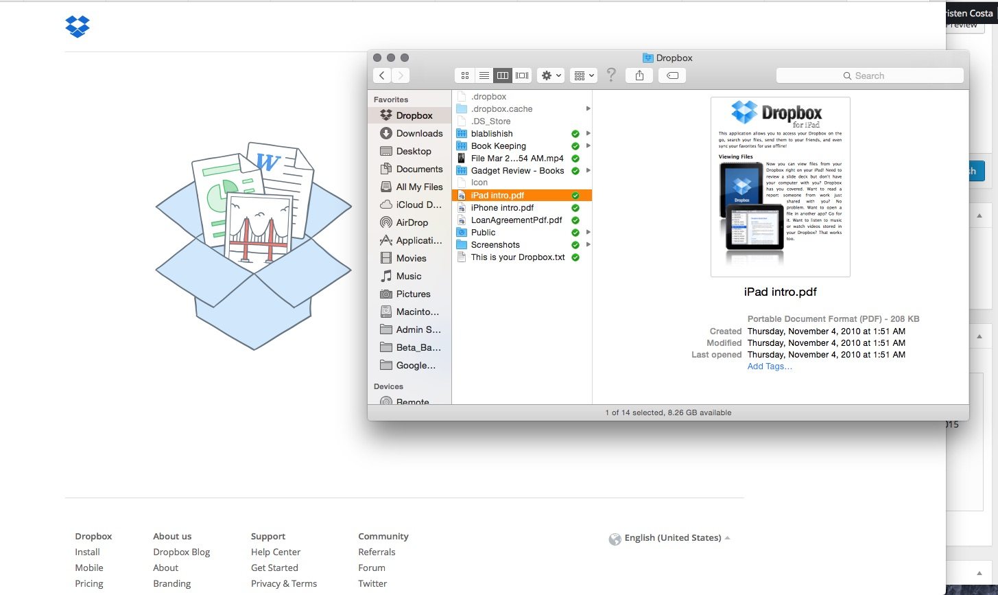 How To Use Dropbox App On Mac